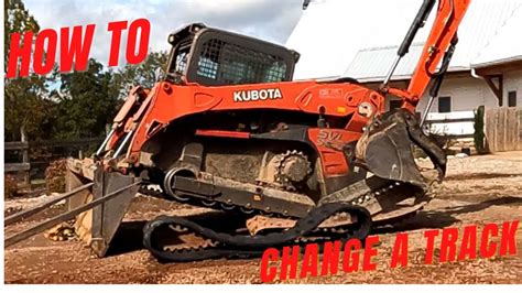 skid steer track replacement instructions